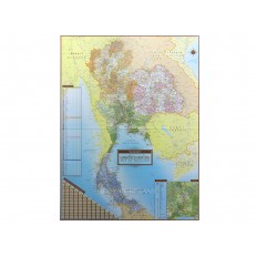 กรอบรูปแผนที่ประเทศไทย-กรอบลอย-Thinknet